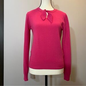 United Colors of Benetton Hot Pink Cashmere Blend Top EUC SMALL